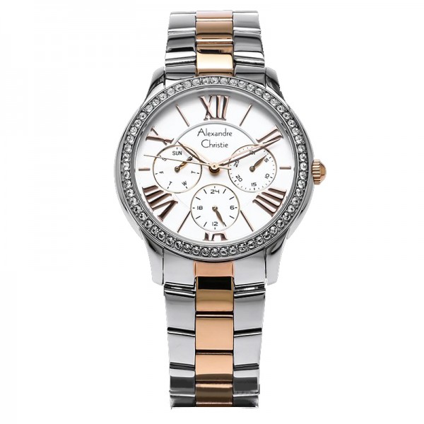 Alexandre Christie AC 2642 Silver Rosegold LHBTRSL